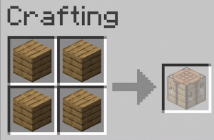 Minecraft Crafting Table Yapımı