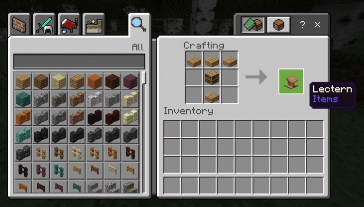 Minecraft Kürsü Yapımı