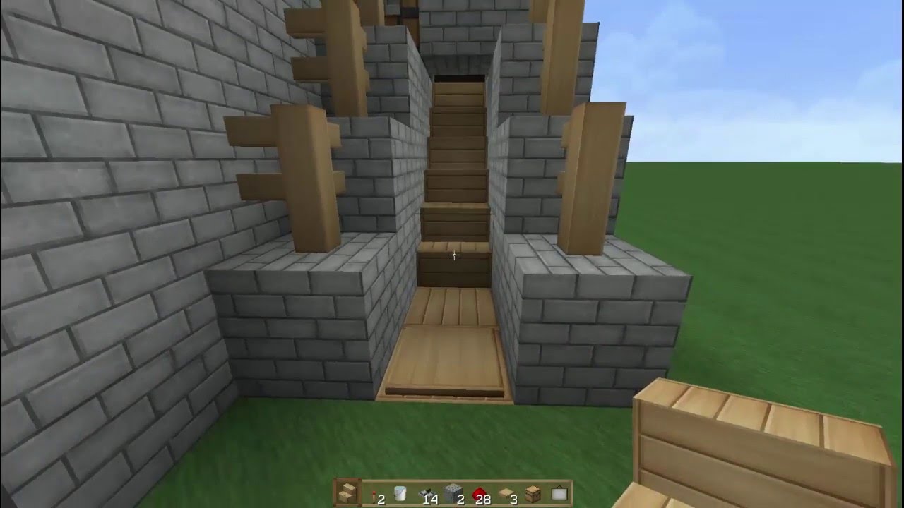 Minecraft Merdiven Yapımı